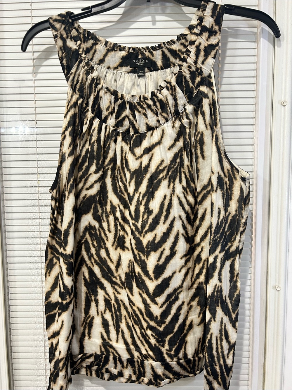 Talbots cotton a lined tank 14P